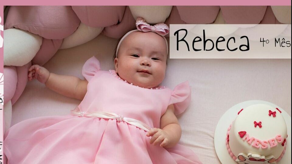Acompanhamento mensal Rebeca 4 mês - Ribeirão Preto -SP