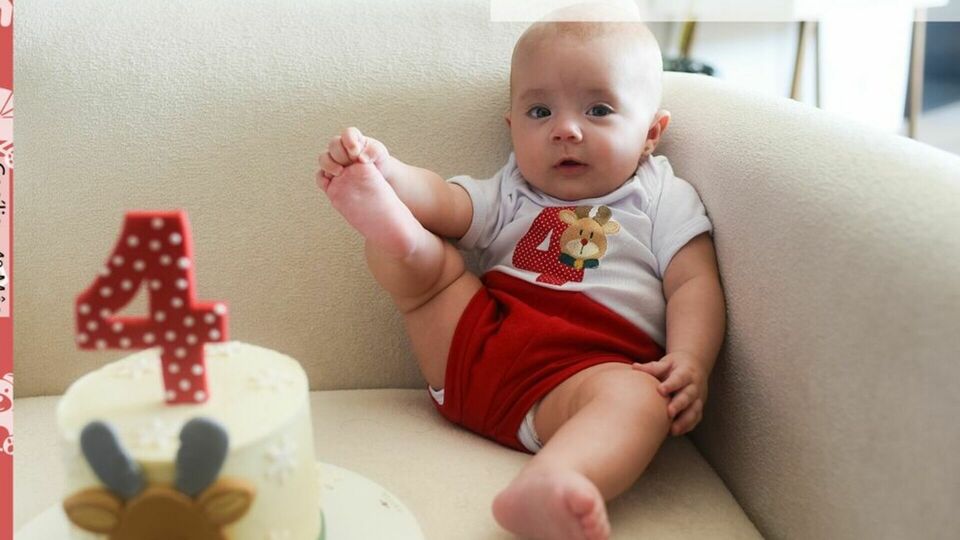 Acompanhamento mensal Cecília 4 mês - Ribeirão Preto -SP