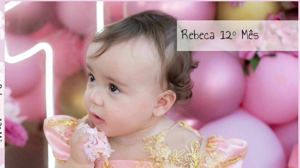 Acompanhamento mensal Rebeca 12 mês - Ribeirão Preto -SP