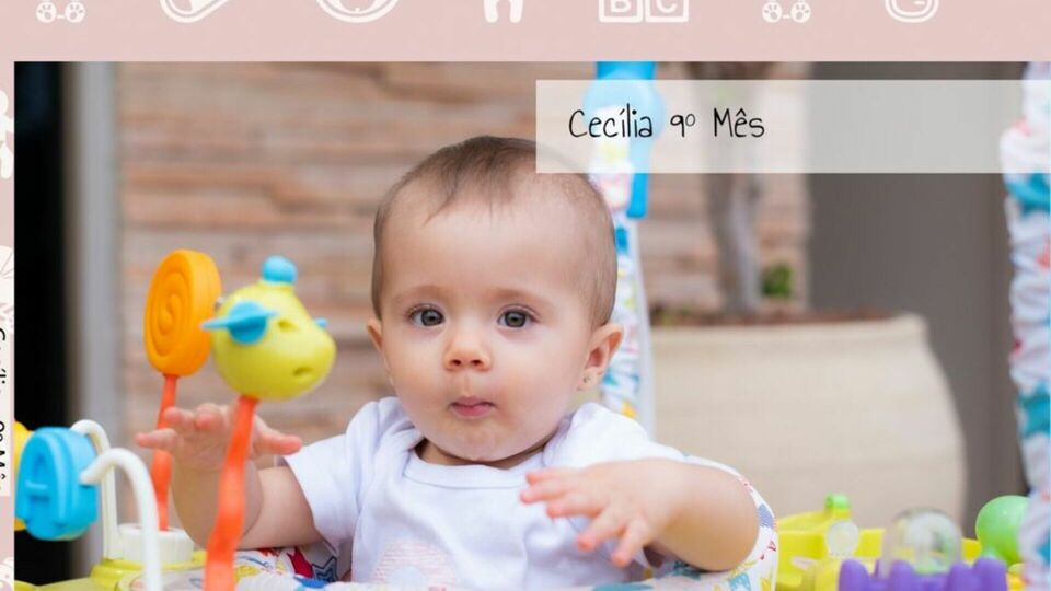 Acompanhamento mensal Cecília 9 mês - Ribeirão Preto -SP