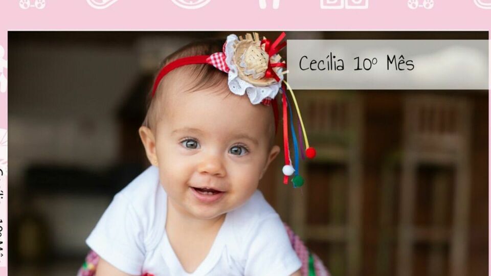 Acompanhamento mensal Cecília 10 mês - Ribeirão Preto -SP