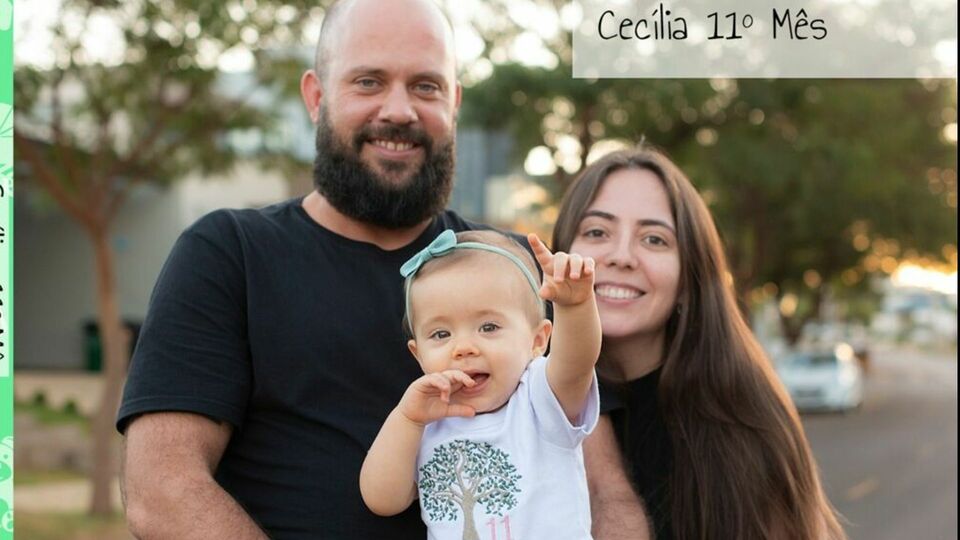 Acompanhamento mensal Cecília 11 mês - Ribeirão Preto -SP